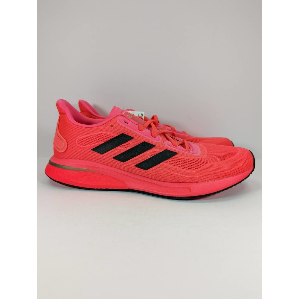 ADIDAS SUPERNOVA Mens Running Shoes Pink/ Black Copper Metallic - FV6032 Sz 10.5